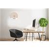 Homemania Pantone by Homemania PWATCH081013 Orologio Sunset, Metallo, Sabbia/Bianco/Nero, 40 x 0.15 x 40 cm