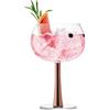 LSA International GN12 Gin, Bicchieri Ballon da 420 ml, rame, Confezione da 2