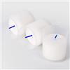 La Briantina Set 3 Moccoli Votivi in Cera, Colore Bianco, 6xø5,2 cm, 3 Pezzi, Durata 20 Ore