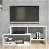 Homemania Best seller living Mobile Porta TV Clover, Bianco, L121,8xP29,5xA53,8 cm