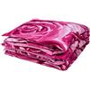 Soffim Nuvola Trapunta Piuma Motivo Floreale, 100% Twill di Cotone, Rosa, 155x200x5 cm