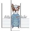 Homemania HM203MDF22 Quadro Dog, Multicolore, 57 x 0.3 x 60 cm, 3 Pezzi
