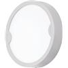EGLO Lampada da soffitto a LED Alfena-R, in alluminio pressofuso bianco, in plastica bianca calda, IP44