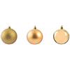 Galileo Casa Natale Set Palle, Plastica, Oro, 8x8x8 cm, 16 unità