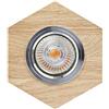 Homemania HOMBR_0082 Lampada a Soffitto Down, Legno, 1 x 9.5 x 11 cm