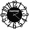 Homemania Pantone by Homemania PWATCH0159005 Orologio Lens, Metallo, Nero/Bianco, 40 x 0.15 x 40 cm