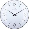 NEXTIME Atomic - Orologio da parete, 35 cm, radio controllata (DCF), colore: Bianco