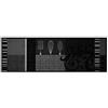 Zala Living Guten Appetit - Tappeto da cucina lavabile, 50 x 150 cm, colore: Grigio antracite