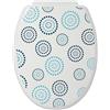 MSV Sedile W.C. 'Dots', Blu, 47 x 36.5 x 3.5 cm, 102 Pezzi
