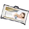 V.I.P. VERY IMPORTANT PILLOW - TUTTOMEMORY Cuscino, 45 x 75 cm, imbottito con 100% Chips di Memory Italiano, con Federa in Memory con Jersey di Poliestere, Bianco