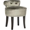 Safavieh Gabriella Vanity-Sgabello in Legno, Colore: Salvia