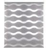 Blindecor Lira Onde Tenda a Rullo con Doppio Strato Notte e Giorno, 160 x 180 cm (Larghezza x Lunghezza), Argento