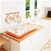 PETTI Artigiani Italiani - Coprifornello, Coprifornello e Coprifuochi Cucina, 1 pz Coprifornello in Cotone 48x73 cm Lidia Arancio 100% Made in Italy
