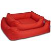 LUBEN Divano Impermeabile Xtreme Rosso XS, Nero