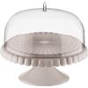 Guzzini - Tiffany, Alzata con Campana Piccola, Tortiera con Coperchio - Grigio Tortora, Ø 30 x h27 cm - 199401158