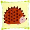 Vervaco Kit Cuscino Punto Croce CUCCIOLO DI RICCIO Set Ricamo Principianti Cuscini Gobelin Decorativi ca. 40 x 40 cm Accessori Per Lavoretti Creativi DIY Casa Decor Hobby Adulti Cross Stitch