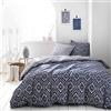 TODAY Cyclades Naxos - Parure HC3 Copripiumino 220 x 240 cm + 2 federe - 100% Cotone