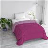 Italian Bed Linen BASIC Trapunta invernale, tinta unita, fucsia/lilla, SINGOLO 160 x 245 cm