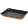 Guardini, Linea Smart Colors Mini, Teglia Rettangolare 22x30cm, Acciaio con Rivestimento Antiaderente, Arancio e Grigio, per pizze, Biscotti, focacce
