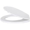 MSV 140716 - Sedile WC in Resina di Polipropilene, 37 x 46 x 2 cm, Colore: Bianco