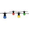 Gefom 400245 - Ghirlanda a LED in plastica, 2,4 W, integrata, colore: Blu/Rosso/Giallo/Verde
