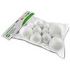 Malinos Bastel 301034 - Set di 10 palline di polistirolo, 5-10 cm, colore: Bianco