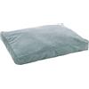 FLAMINGO Cuscino Celeste RETTANGOLARE + chiusura lampo + bordo verde menta, 80 x 60 x 10 cm