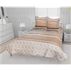 Soleil d'ocre Copriletto boutis Cotone 220x240 cm AMANDA + 2 TO con 2 Federe