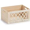 Zeller 15189 - Scatola portaoggetti Boho, in legno, ca. 35 x 25 x 18 cm