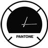 Homemania Pantone by Homemania PWATCH0129005 Orologio Drive in, Metallo, Nero/Bianco, 40 x 0.15 x 40 cm