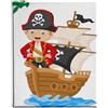 Homemania Quadro Pirata, Multicolore, L45xP3xA70 cm