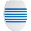 MSV Sedile WC 'Deauville', Blu, 47 x 36.5 x 3.5 cm, 92 Pezzi