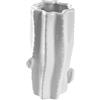Homéa HOMEA 5VAS208BC Contenitori Ceramica, Bianco, Small