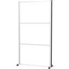 MAUL Maulconnecto - Divisorio per ufficio e scrivania, 180 x 100 cm, divisorio indipendente con ruote, ideale come paravento e paravento