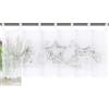 Home Fashion 052236-1701 VALONA - Tenda in Poliestere, 45 x 120 cm, Colore: Argento