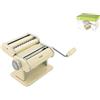 Habi Macchina per Pasta, Metallo, Bianco, 4 unità