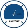 Homemania Pantone by PWATCH0125000 Orologio Drive in, Metallo, Blu/Bianco/Nero, 40 x 0.15 x 40 cm