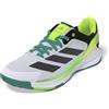 adidas Crazyquick Boost Padel Shoes, Scarpe Uomo, Cloud White/Core Black/Lime Burst, 46 EU