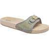 Dr. Scholl's Scholl Pescura Flat Flex, Sandali Donna, Verde Chiaro, 38 EU