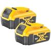 DEWALT Kit di avviamento a batteria DCB184P2-XJ 18 Volt / 2 batterie da 5 Ah