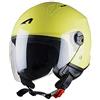 Astone Helmets - MINIJET monocolor - Casque jet - Casque jet urbain - Casque moto et scooter compact - Coque en polycarbonate - Lemon XL