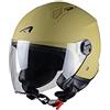 Astone Helmets - MINIJET monocolor - Casque jet - Casque jet urbain - Casque moto et scooter compact - Coque en polycarbonate -Desert XS