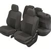 DBS Coprisedili Auto/Vettura - su Misura - Rifinizioni Alta Gamma - Montaggio Rapido - Compatibile Airbag - Isofix - 112912, Nero
