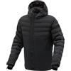 Tucano Urbano piumino moto TOPFIVE HYDROSCUD. Giubbotto scooter uomo taglio piumino, termico, antivento ed antipioggia. Giacca moto uomo con protezioni Easyflex certificata CE classe A. Nero. Tg. S