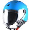 Astone Helmets Astone Mini-Jet Casco, Blu Curacao, XS