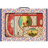 DOHE Pack Zaino, Cartella Ricambio e Astuccio Triplo - Santoro - Poppi Loves - Apple