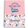 Dohe - Quaderno A4 (Copertina ricoperta - interno 5 mm) - Pink Panther - Modello Team