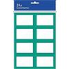 Kangaro Etichette per libri, 3 x 8 pezzi, colore: verde pantone