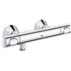 GROHE QUICKFIX, Precision Flow Miscelatore termostatico per doccia, con tecnologia Water Saving e GROHE Ecobutton, blocco di sicurezza a 38°,Cromo, 34840000