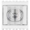 Vimar 19395.B Arké Torcia elettronica portatile con LED ad alta efficienza 230 V~ 50-60 Hz, dispositivo automatico d'emergenza, batteria ricaricabile sostituibile, 2 moduli